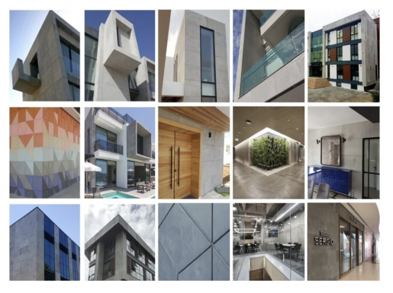 Dış Cephe ve İç Mekanlarda<br> Duvar + Tavan + Cephe Kaplama